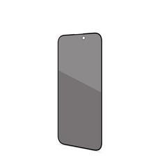 PRIVACY FULL GLASS - Vetro 9H con effetto Privacy e bordo colorato nero compatibile con Apple iPhone 16 [IPHONE 16 CASES]