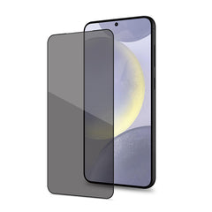 PRIVACY FULL GLASS - Vetro 9H con effetto Privacy e bordo colorato nero compatibile con Samsung Galaxy S25+ 5G