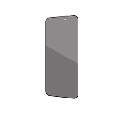 PRIVACY FULL GLASS - Vetro 9H con effetto Privacy e bordo colorato nero compatibile con Apple iPhone 17 [IPHONE 17 CASES]
