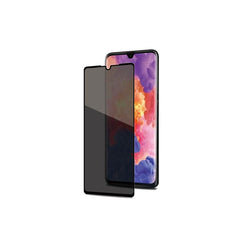 PRIVACY FULL GLASS - Vetro 9H con effetto Privacy e bordo colorato nero compatibile con Huawei P30