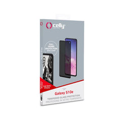 PRIVACY FULL GLASS - Vetro 9H con effetto Privacy e bordo colorato nero compatibile con Samsung Galaxy S10e