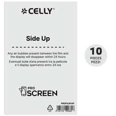 PROFILM10AF - Pellicola trasparente da 10 Pezzi, anti-impronte  compatibile con il plotter ProScreen, ProScreenEvo, ProScreenPlus [PRO SCREEN]