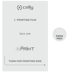 PROPRINT - Pellicola da 10 pezzi personalizzabile il retro smartphone compatibile con la macchina ProPrint