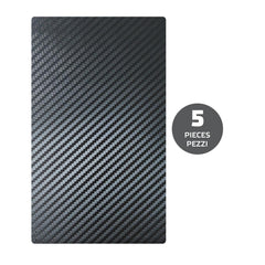PROSKIN5 - Pellicola da 5 pezzi con texture fibra di carbonio per il retro dello smartphone compatibile con i plotter ProScreen, ProScreenEvo, ProscreenPlus [PRO SKIN]