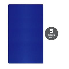 PROSKIN5 - Pellicola da 5 pezzi con texture colore blu per il retro dello smartphone compatibile con i plotter ProScreen, ProScreenEvo, ProscreenPlus [PRO SKIN]