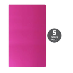 PROSKIN5 - Pellicola da 5 pezzi con texture colore rosa per il retro dello smartphone compatibile con i plotter ProScreen, ProScreenEvo, ProscreenPlus [PRO SKIN]