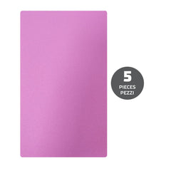 PROSKIN5 - Pellicola da 5 pezzi con texture glitterata rosa per il retro dello smartphone compatibile con i plotter ProScreen, ProScreenEvo, ProscreenPlus [PRO SKIN]