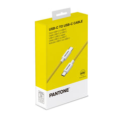 PANTONE - Cavo USB-C to USB-C potenza massima 60 Watt, connettore reversibile, lunghezza cavo 1.5 mt