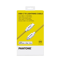 PANTONE - Cavo USB-C to Lightning potenza massima 60 Watt, lunghezza cavo 1.5 mt