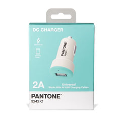 PANTONE - Caricabatteria da auto 12/24V con porta USB-A potenza massima carica 10 Watt