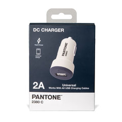 PANTONE - Caricabatteria da auto 12/24V con porta USB-A potenza massima carica 10 Watt