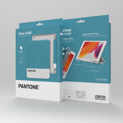 PANTONE - Custodia a libro bicolore azzurro e bianco in TPU compatibile con Apple iPad 10.2" 7/8/9 gen