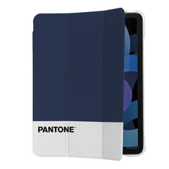 PANTONE - Custodia a libro bicolore blu navy e bianco in TPU compatibile con iPad Air 10.9" 4 gen/ 5* gen