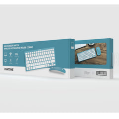 PANTONE - Kit Tastiera wireless colorata con Mouse wireless colorato incluso [IT COLLECTION]
