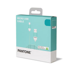 PANTONE - Cavo USB-A to Micro Usb potenza massima 10 Watt, lunghezza cavo 1.5 mt