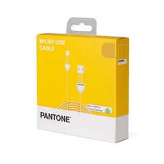 PANTONE - Cavo USB-A to Micro Usb potenza massima 10 Watt, lunghezza cavo 1.5 mt
