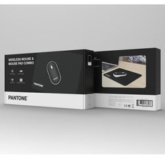 PANTONE - Mouse Wireless + tappetino anti scivolo con lati rinforzati [IT COLLECTION]