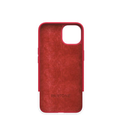 PANTONE - Cover in TPU bicolore rosso e bianco bordi anti-scivolo protezione tasti laterali compatibile con Apple iPhone 13 Pro