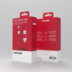PANTONE - Cavo USB-A to USB-C potenza massima 10 Watt, lunghezza cavo 1.5 mt