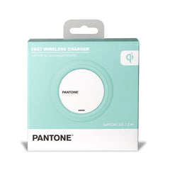 PANTONE - Caricabatteria wireless, cavo alimentazione MicroUsb input e USB-A output, potenza massima 10 Watt