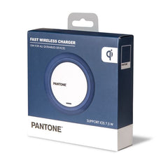 PANTONE - Caricabatteria wireless, cavo alimentazione MicroUsb input e USB-A output, potenza massima 10 Watt