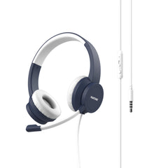 PANTONE - Cuffia a filo per utilizzo PC con presa jack 3.5mm, lunghezza cavo 1.2 mt, controllo remoto integrato  [IT COLLECTION]