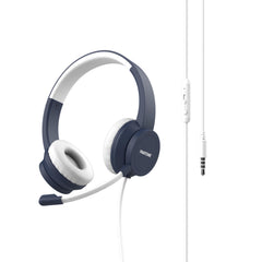 PANTONE - Cuffia a filo per utilizzo PC con presa jack 3.5mm, lunghezza cavo 1.2 mt, controllo remoto integrato  [IT COLLECTION]
