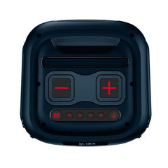 REDBULL - Speaker wireless, potenza audio 40 Watt, potenza RMS: 20W per un suono chiaro e potente, luci LED multicolore, connessione wireless, controllo remoto, maniglia integrata