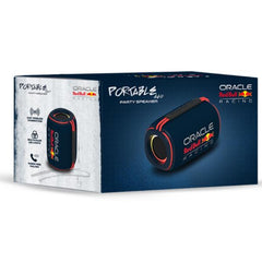 REDBULL - Speaker wireless, potenza audio 16 Watt, porta per memorie, porta USB. porta AUX, potenza RMS 8 Watt, maniglia integrata