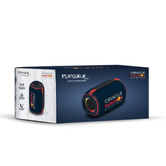 REDBULL - Speaker wireless, potenza audio 24 Watt, porta per memorie, porta USB. porta AUX, potenza RMS 12 Watt, maniglia integrata, luci LED multicolore