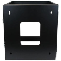 Armadio Rack di Rete con Montaggio a Parete 12U con cerniera posteriore, Quadro/Server Rack a muro Open Frame con profondità di montaggio di 50cm per Switch/Patch Panel/AV - Compat