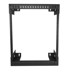 Armadio Rack di Rete per Montaggio a Parete 12U 19" Open Frame a 2 montanti - Quadro Rack a muro 19 pollici profondo 30cm per apparecchiature informatiche/patch panel/dati/AV/IT co