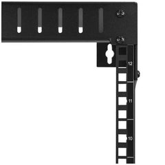 Armadio Rack di Rete per Montaggio a Parete 12U 19" Open Frame a 2 montanti - Quadro Rack a muro 19 pollici profondo 30cm per apparecchiature informatiche/patch panel/dati/AV/IT co