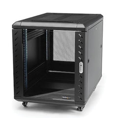 Armadio server rack 19 pollici 15U 4 staffe - Ruote incluse