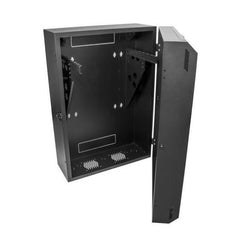 Armadio Rack 19" 8U Verticale, Server Rack a Profilo Basso (38 cm), Altezza 76 cm; Rack di Rete con Serratura e ulteriori 2U per Switch/Router/Patch Panel - Assemblato
