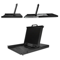 Console KVM per Rack Server a 8 porte VGA 1U - 17"