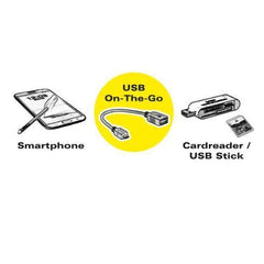 NILOX TECH - Adattatore OTG con connettore USB 2.0 femmina a connettore MicroUsb maschio, ideale per spostare o copiare file o per effettuare il back-up