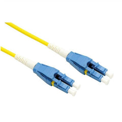 NILOX TECH - Cavo Fibra 9/125µm, lunghezza cavo 15 mt, rivestimento "Low-Smoke Zero-Halogen", cavo ad unica fibra Simplex, connettori LC/LC, UPC