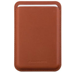 Leather wallet with MagSafe - Tan