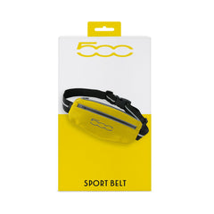 RUNBELT500 - Cintura sportiva regolabile, compatibile con smartphone fino a 6.9" dimensione display, materiale elastico, tessuto traspirante, dettagli riflettenti [500 COLLECTION]
