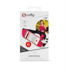 RUNBVIEW - Cintura sportiva regolabile, compatibile con smartphone fino a 4.7" dimensione display, finestra trasparente per utilizzo touch, foro gommato per passaggio auricolari