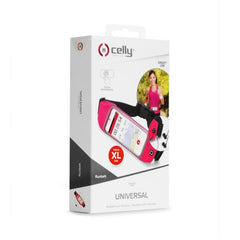 RUNBVIEW - Cintura sportiva regolabile, compatibile con smartphone fino a 4.7" dimensione display, finestra trasparente per utilizzo touch, foro gommato per passaggio auricolari
