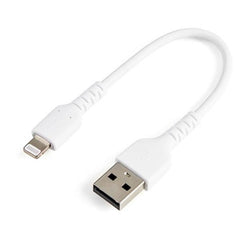 Cavo da lightning a USB A in fibra aramidica da 15cm Bianco
