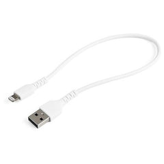 Cavo da lightning a USB A in fibra aramidica da 30cm Bianco