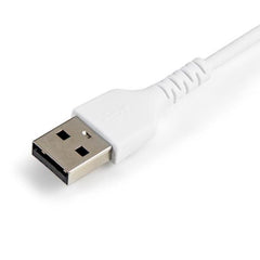 Cavo da lightning a USB A in fibra aramidica da 30cm Bianco