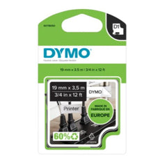 Nastri DYMO D1 in Nylon      19mm x 3.5m Nero/Bianco