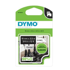 Nastri DYMO D1 in Nylon      19mm x 3.5m Nero/Bianco