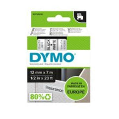 Nastri standard D1 12mmx7m nero/bianco