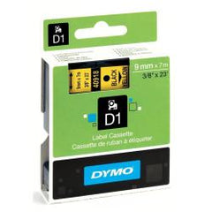 Nastri standard D1 9mmx7m nero/giallo
