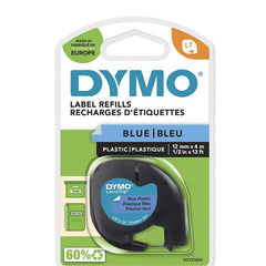 Nastro DYMO LT in plastica  12mmx4mt - Blu